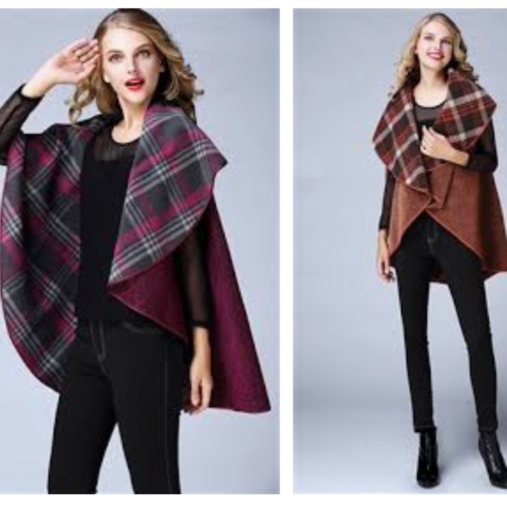 Jerry T Reversible Open Front Vest